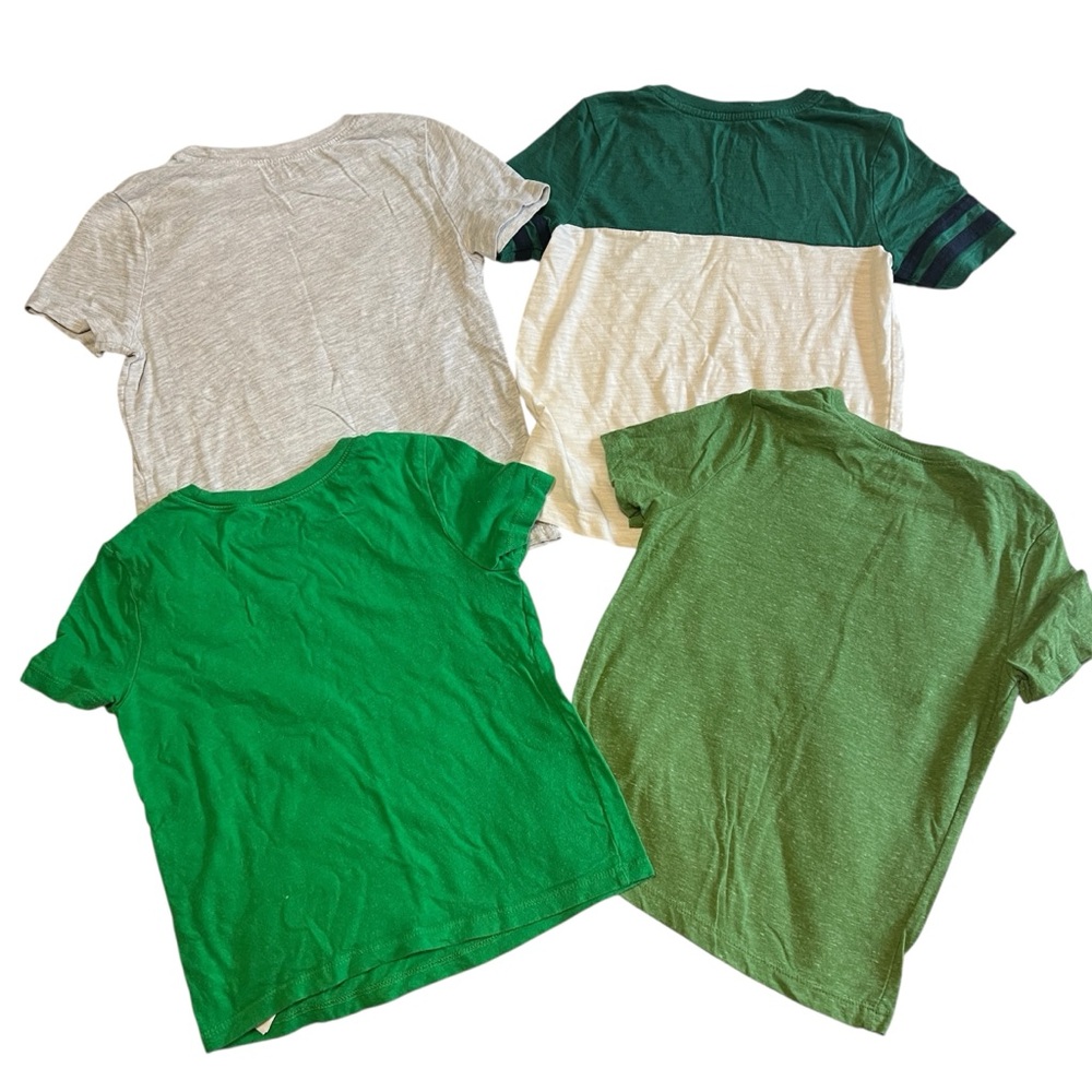 Old Navy Kids' Green and Gray T-Shirts Set - Picture 2 of 8